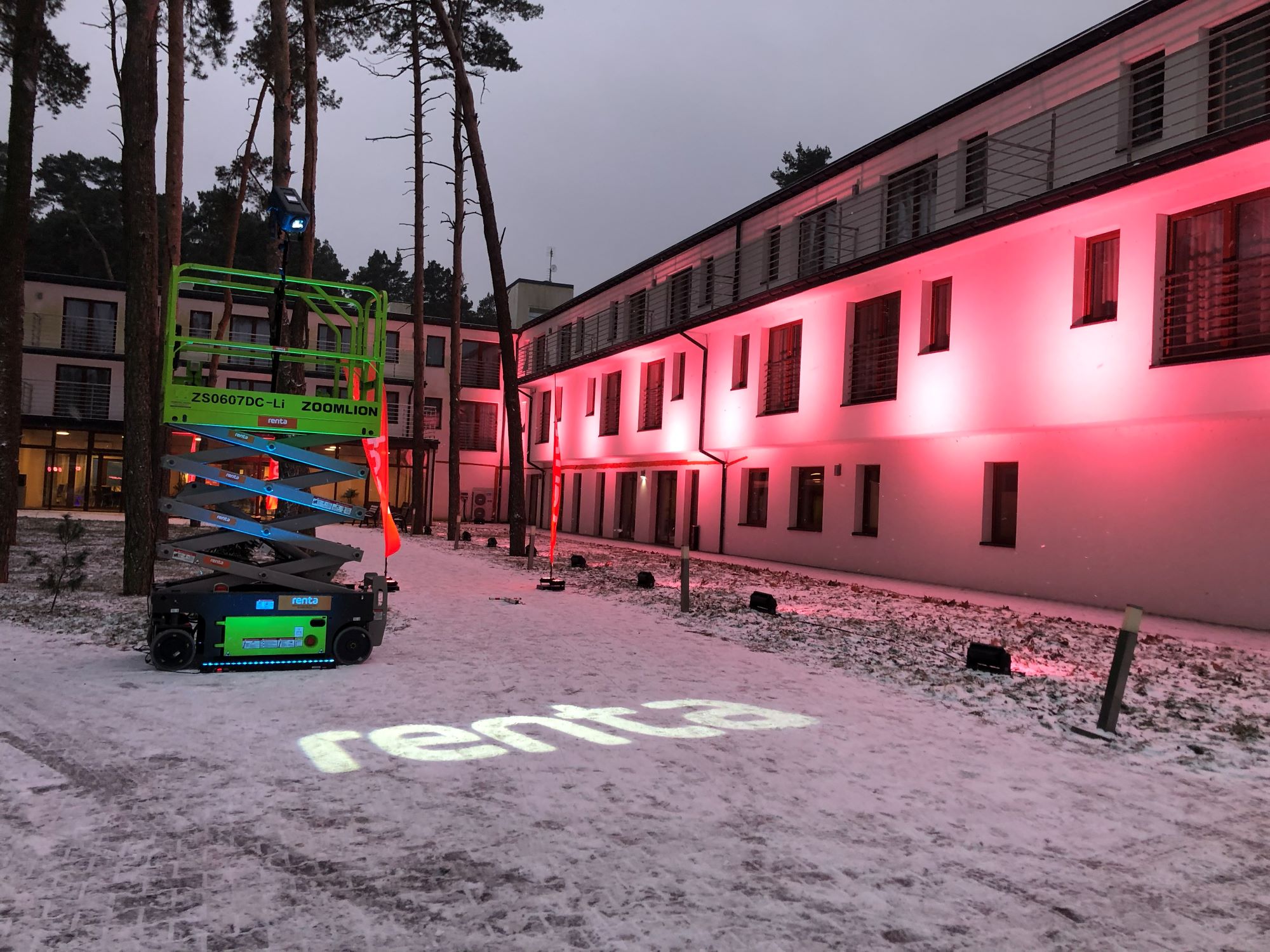 Telebim LED podczas eventu