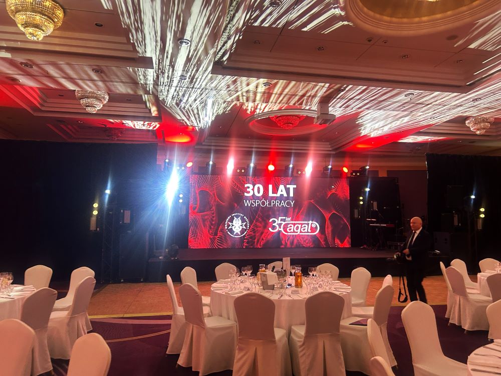 Scena eventowa z ekranem LED