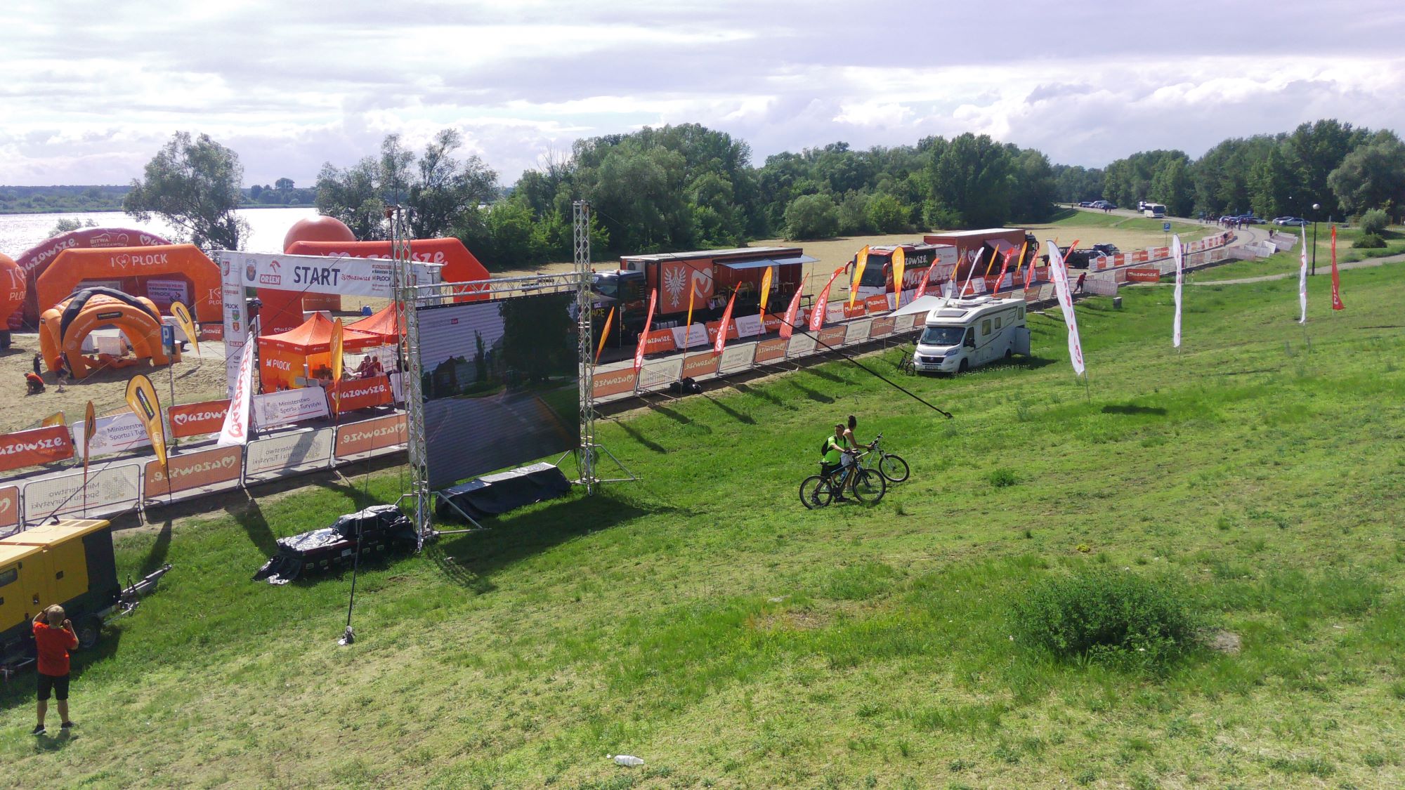Nagłośnienie i multimedia podczas wydarzenia sportowego